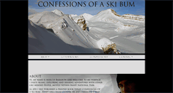 Desktop Screenshot of confessionsofaskibum.com